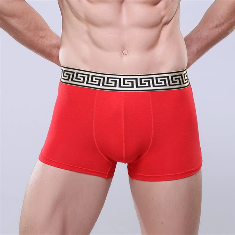 3pcs/lot wholesale price sexy men\'s underwear boxers Comfort multicolor boxers men cheap Asia size Hot sale