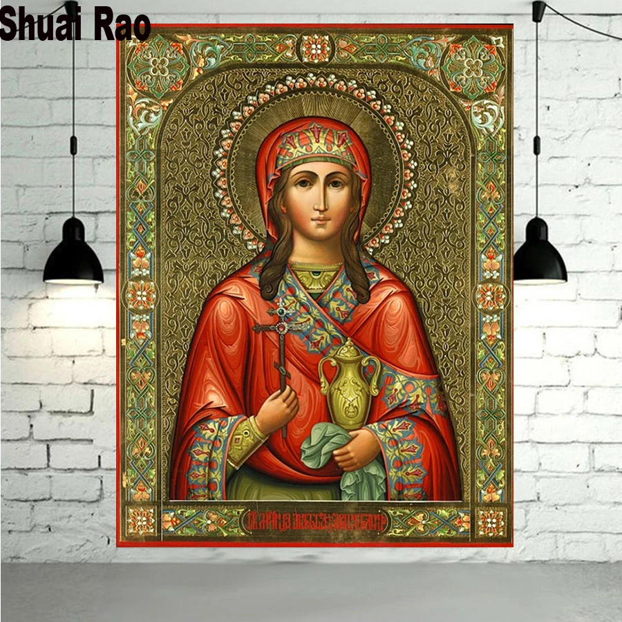 Diamond mosaic Awesome Icon of Anastasia the Counselor 5d diy Diamond Painting full square drill Inlay diamond embroidery,