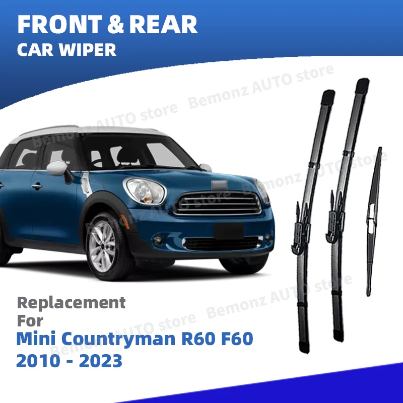 LHD Vorne Hinten Scheibenwischerblätter Für Mini Countryman R60 F60 MK1 MK2 2010 - 2023 3pc Windschutzscheibe Fenster alle4 Zubehör