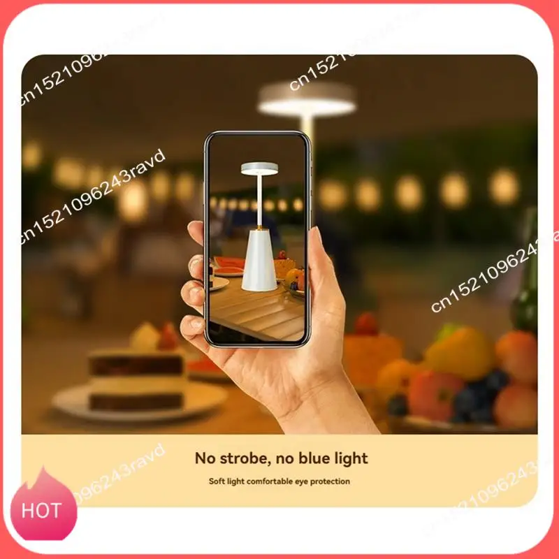 

HOT-Desk Lamp Touch Dimmable Rechargeable Bedside Lamps Touch LED Desk Lamp For Nightstand Bedroom Living Room Outdoor Cafe Bars
