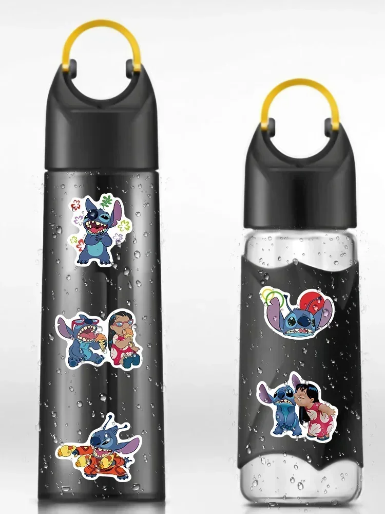 Cute Disney Cartoon Stickers Lilo & Stitch Mickey Graffiti Decals for DIY Diary Laptop Luggage Skateboard Decals Fun Classic Toy image 6