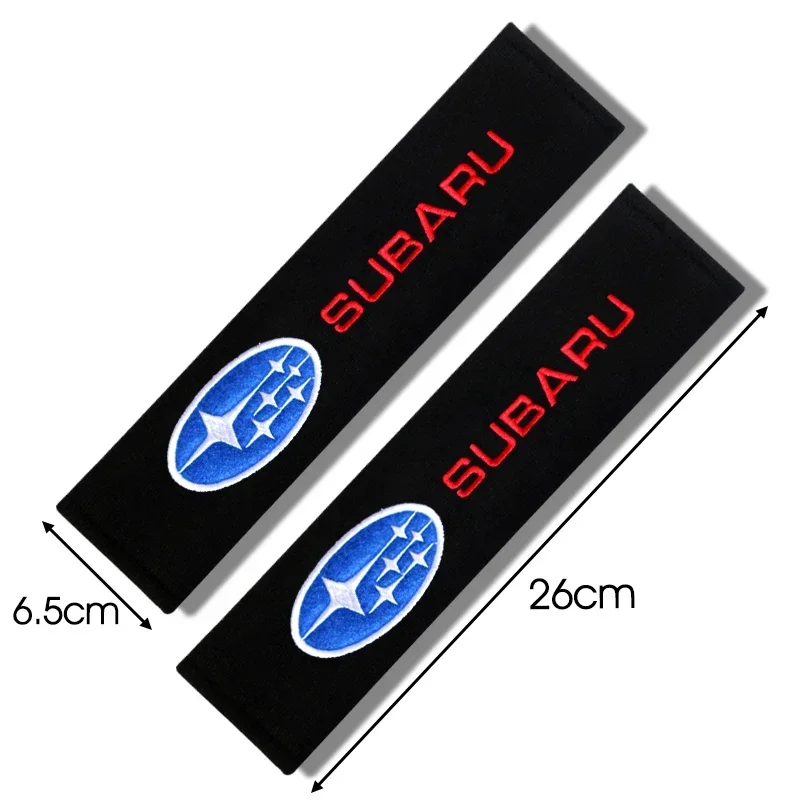 2 قطعة حزام مقعد السيارة وسادة حزام الأمان غطاء الكتف حماية لسوبارو فورستر امبريزا ليجاسي Outback WRX STI Crosstrek BRZ XV #2