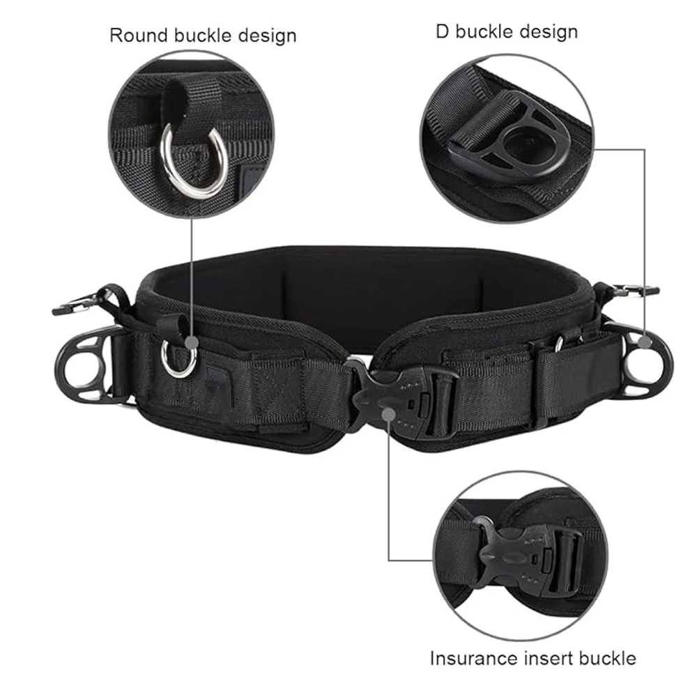 Waist Belt for SLR/DSLR Cameras Adjustable Camera Waist Strap for Hanging Photography Accessories for Outdoor Photographer