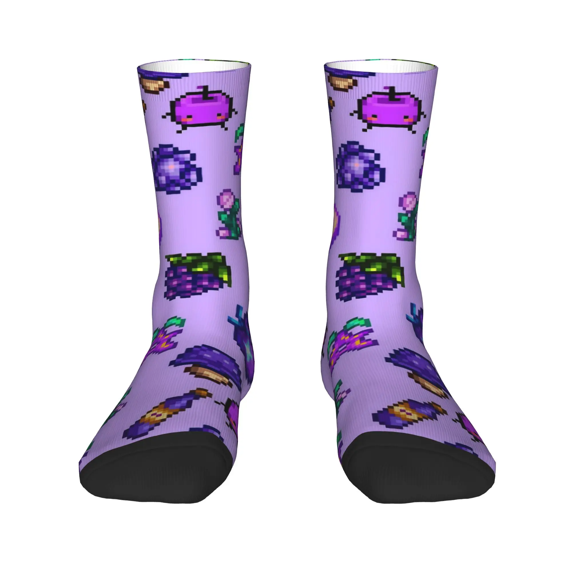 Stardew Valley Animals Chicken  Stockings Women Men  Socks Breathable Funny Socks Autumn Outdoor Sports Non Skid Custom Socks