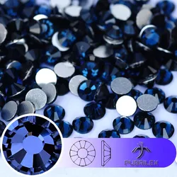 Montana Non Hotfix Glass Crystal Stones Nail Art Decoration Flatback Glass Rhinestone for Garment Nail Art Clothing Craft