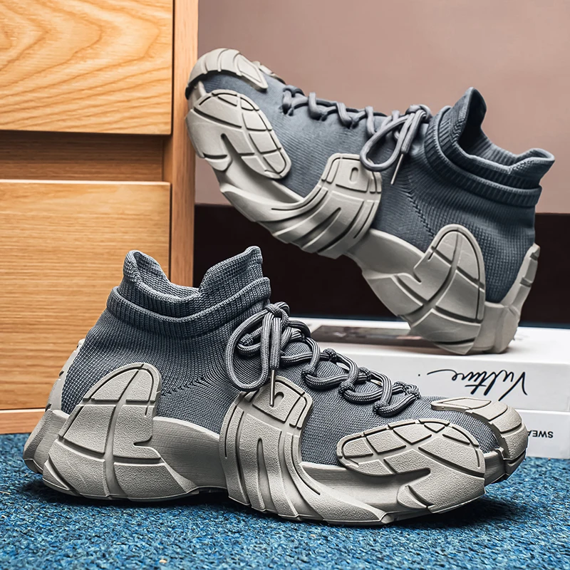 Fabric breathable outdoor casual personalized men's sports shoes