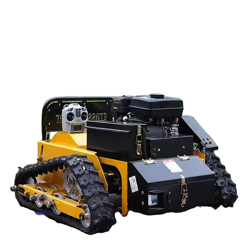 

New Design Cheap Remote Control Wheeled Lawn Mower Flail Mower & Grass Cutter Machine a Farm Machine with Unique Robot Concept
