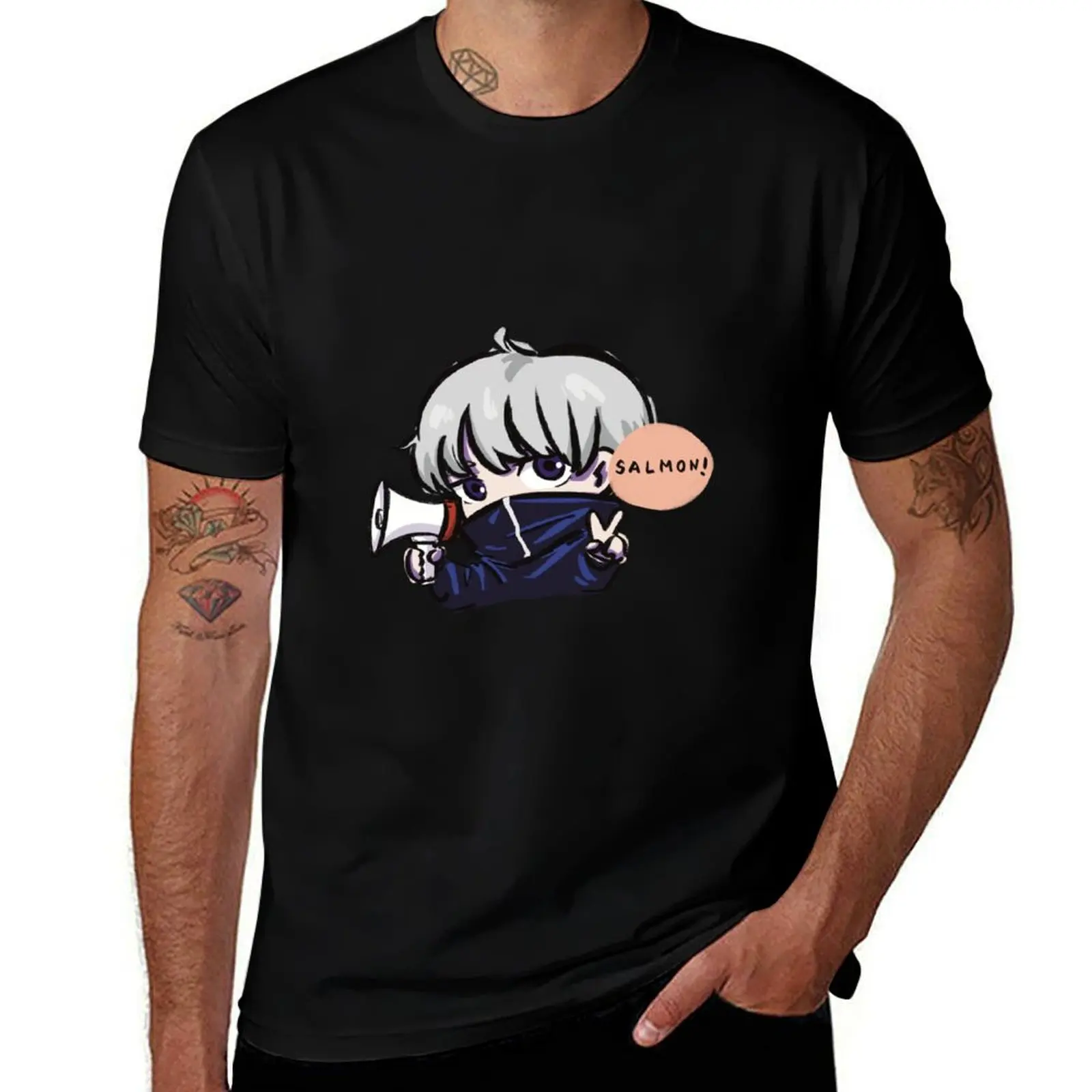 

JJK Salmon T-Shirt tops tshirts personalised summer tops boys whites t shirts for men