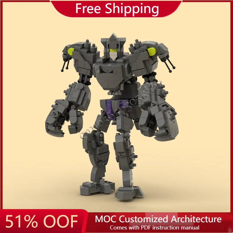 

Новые 498 деталей MOC, знаменитые персонажи фильмов, роботы-крабы, модель строительных блоков, техника, креативные гаражные кирпичи, детские игрушки, подарки