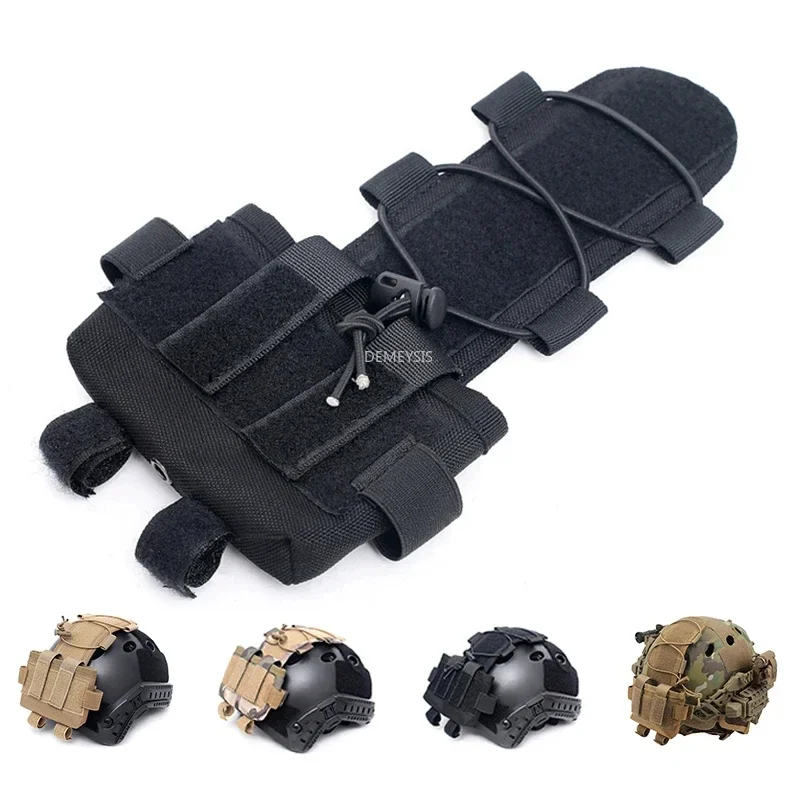 

Tactical FAST Helmet Cover Pouch Removable MK2 Battery Case Airsoft Hunting Helmets Camo Combat NVG Counterweight Bags