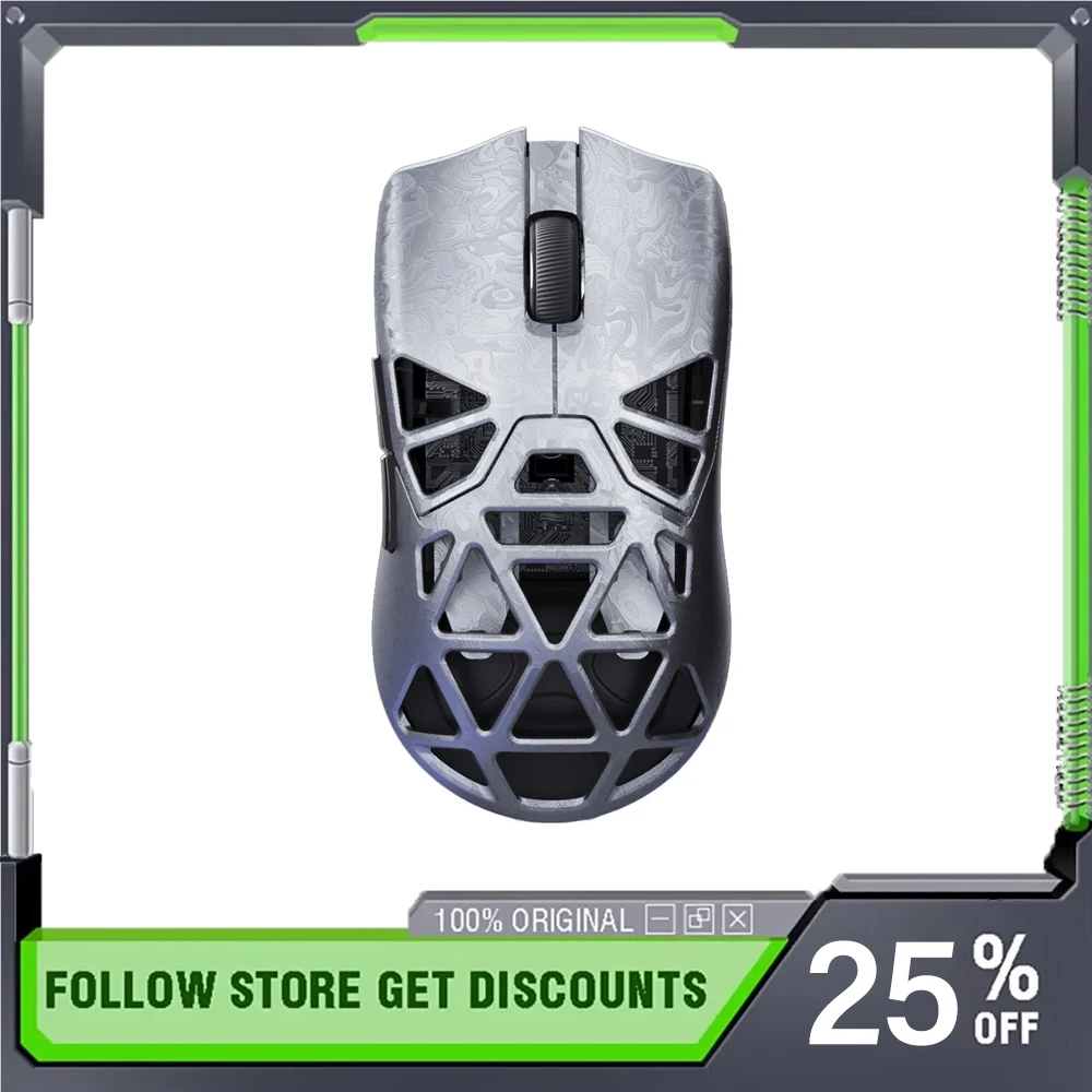 AULA L3 SE Wireless Mouse Three Mode Composite Carbon Fiber Hollowed PAW3315 Sensor 3311 Sensor E-sports Gaming Lightweight Mice