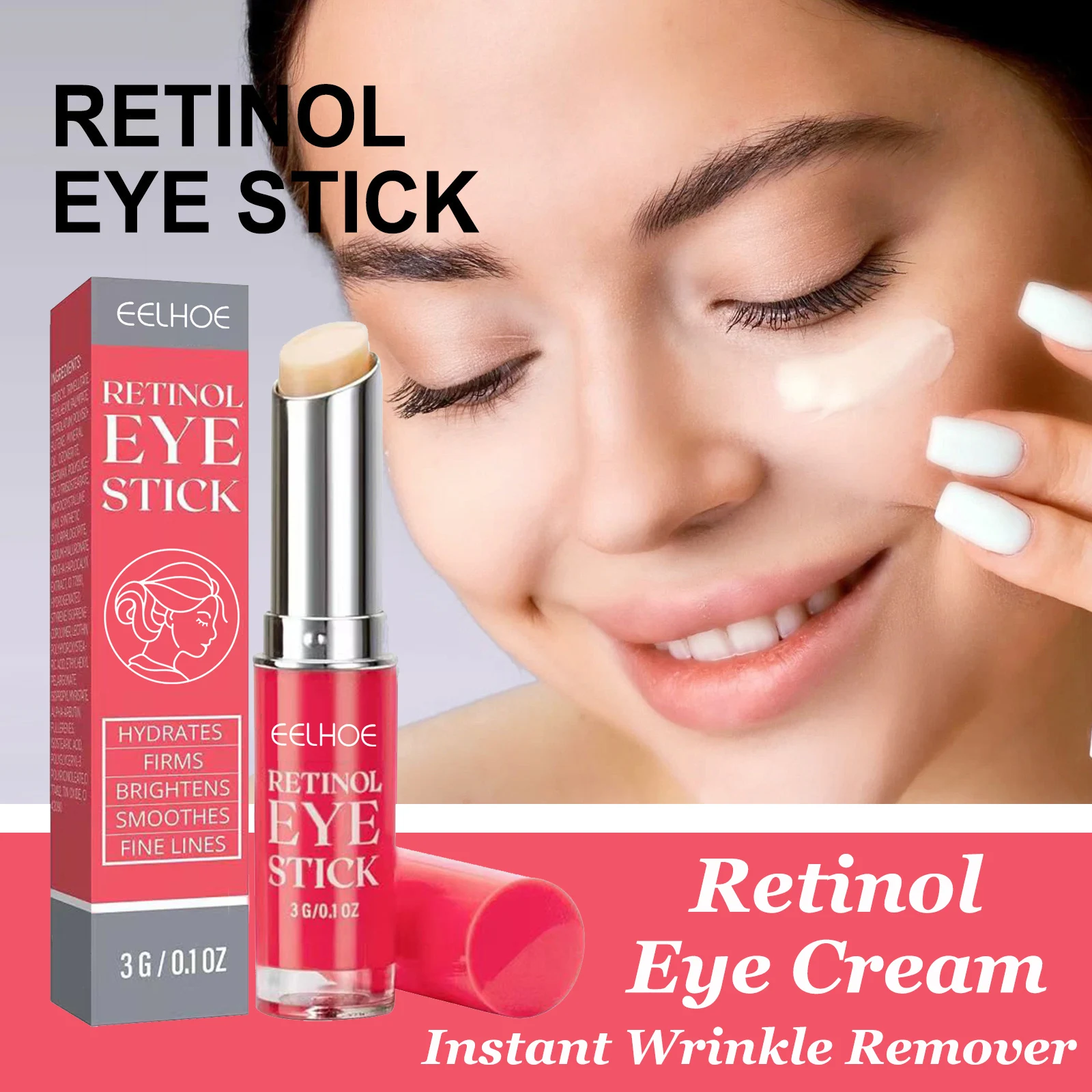 Retinol Oogzakken Crème Anti Donkere Kringen Instant Rimpel Remover Veroudering Fijne Lijntjes Whitening Hydraterende Oog Huidverzorging Cosmetica