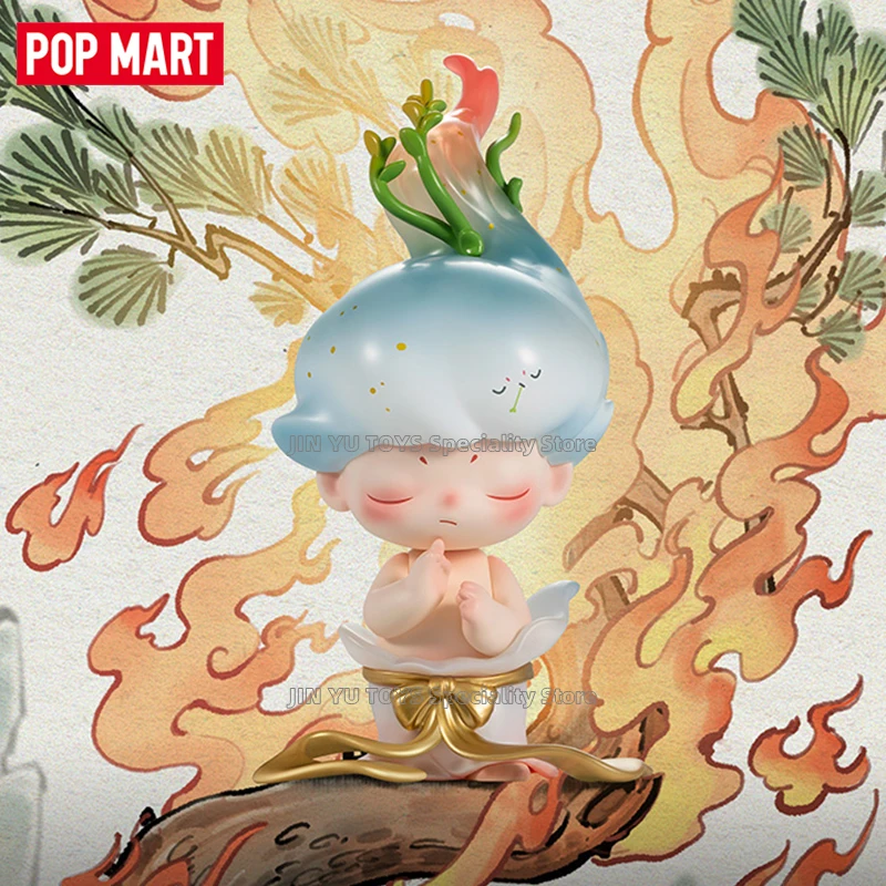 POP MART 14th Anniversary Wu Shuang Town Series Blind Box Cute Anime Figure Model Ancient Style Ornaments Collectible Trendy Toy