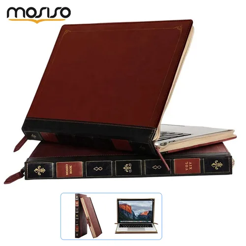 Funda de cuero PU para ordenador portátil M3 A2991 A2918 M2 A2779 A2681 M1 A2337 A2338 para MacBook Air Pro 13 14 15 16 pulgadas
