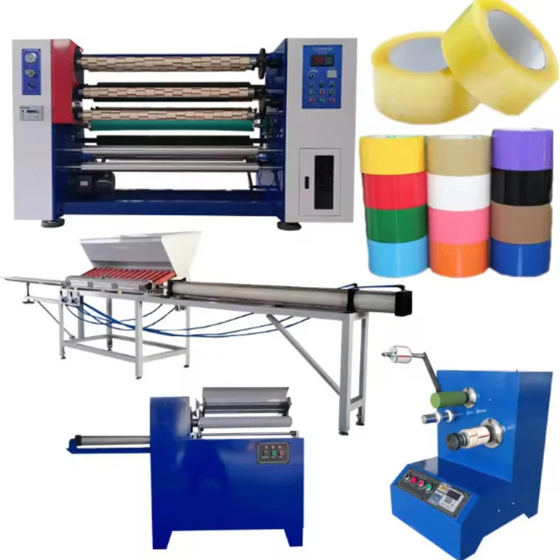 Fully Automatic Bopp Tape Slitting Cutting Machine Adhesive Tape Making Machine