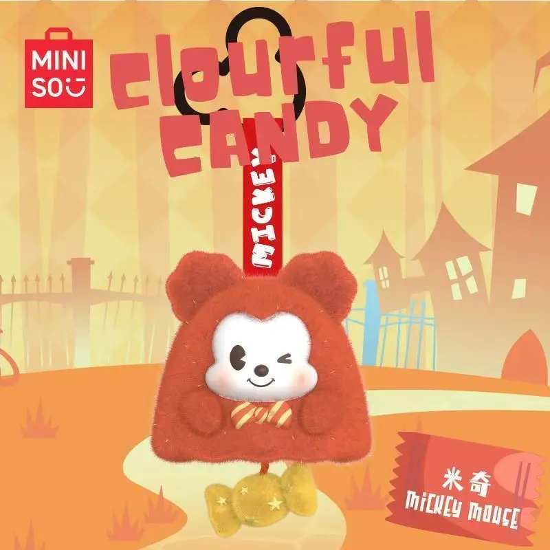 Nieuwe MINISO Blind Box Mickey Family Pluche Serie Mystery Box Anime Figuur Vinyl Massaal Hanger Ornament Collectible Custom Gift