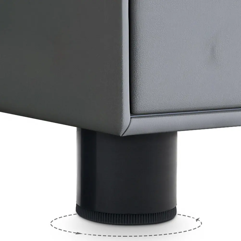 

8Pcs Adjustable Cabinet Feet Classic Design Furniture Pads Bookcase Door Accessories Black Adjustable Pads Bookcase Feet