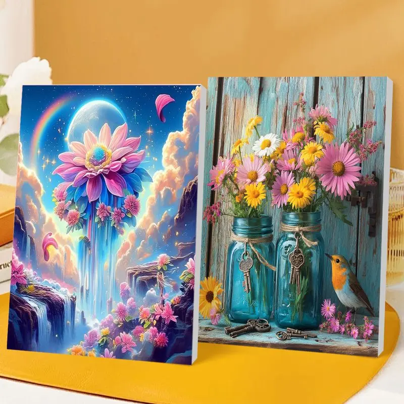 CHENISTORY 40x50 سنتيمتر الطلاء حسب عدد الزهور زهرية الطلاء على قماش صور حسب عدد إطار ذاتي الصنع ديكور المنزل #2