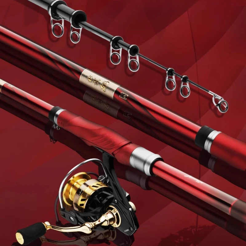 Rock Fishing Rod Sea Fishing Rod 40T Carbon Ultra Hard Ultra Light Long Throw Sliding Float SIC Large Guide Ring 3.6m 3.9m 4.5m