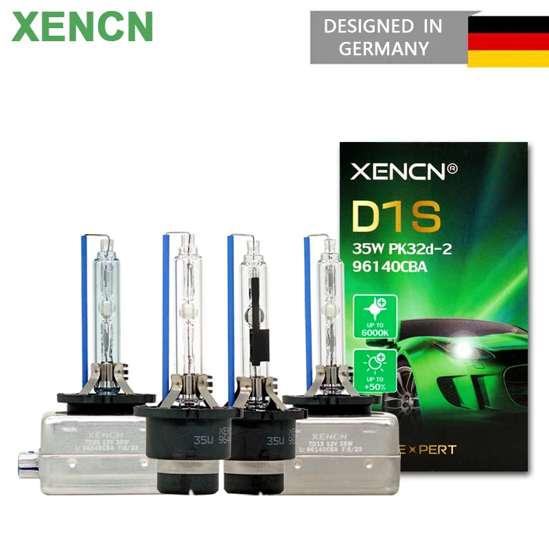 XENCN OEM D1S D2S D3S D4S D8S D2R HID Xenon 35W 6000K Cool White Light +50% Bright Xenon Head Lamp Original Car Bulbs, 1x