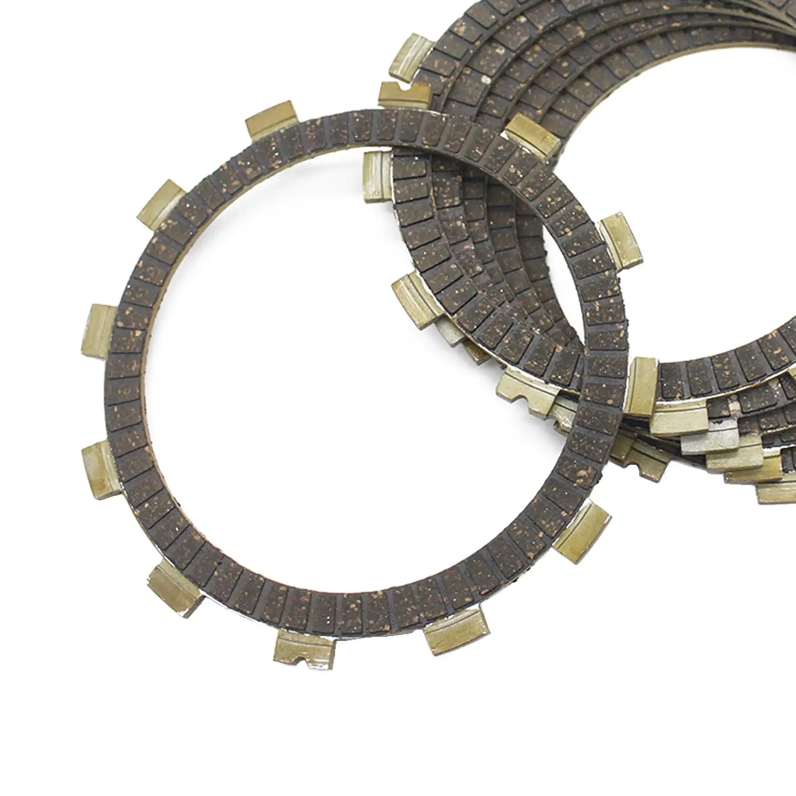 6Pcs Clutch Friction Plate Clutch Discs Inner Dia 9.5cm Woodchips for 250 400 Premium Spare Parts Easy to Install