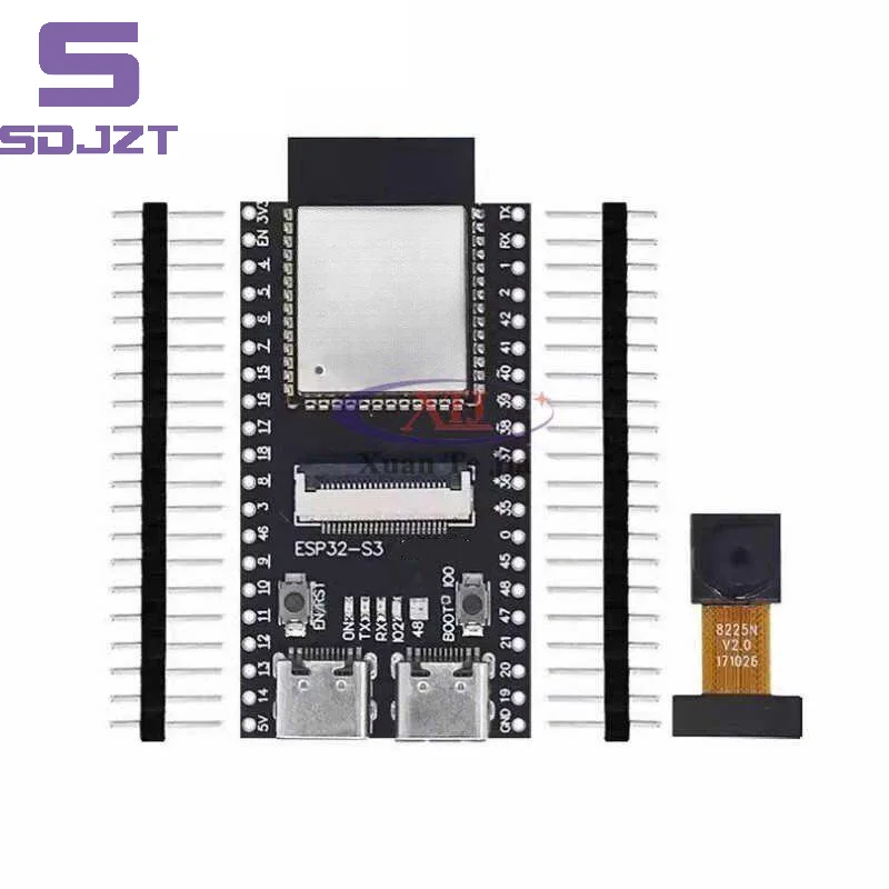 ESP32-S3 CAM Development Board WiFi Bluetooth Module Dual USB Type C Interface For IoT Projects