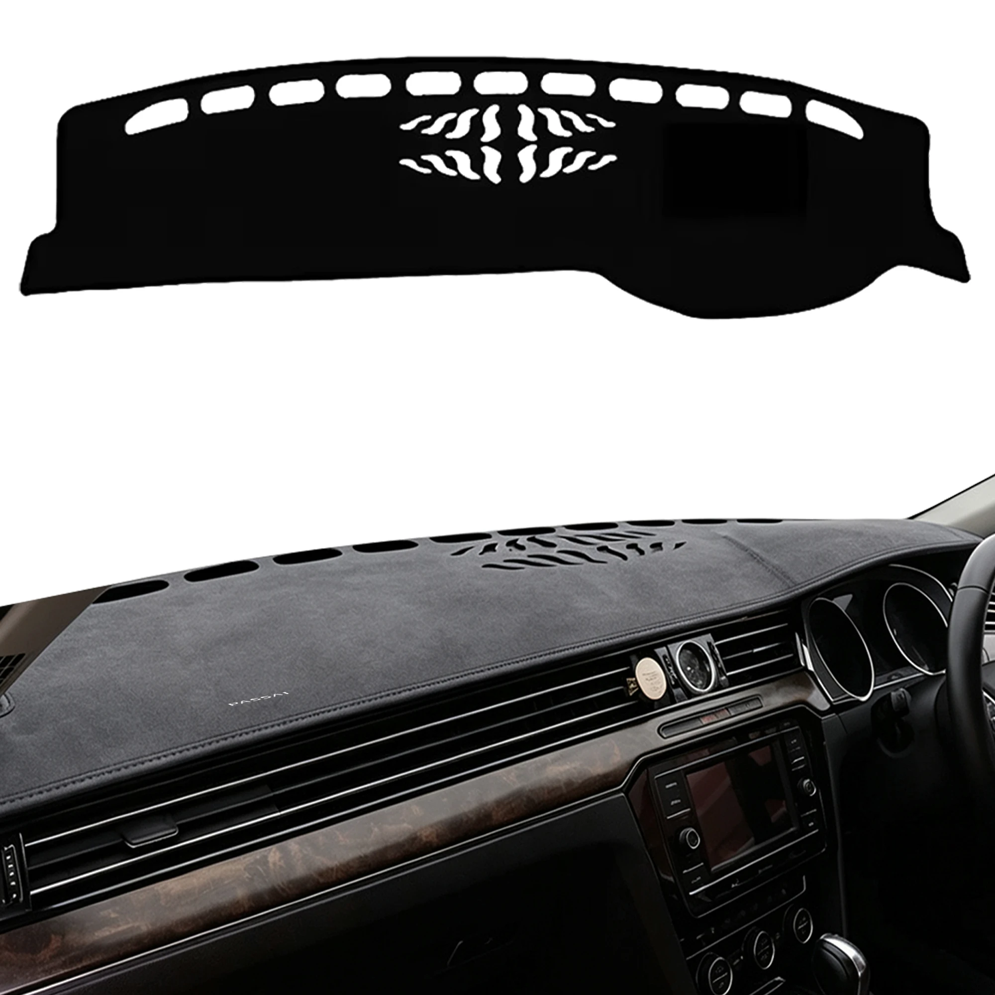 for Volkswagen VW Passat B8 2015-2023 Anti-Glare Dashmat Dashboard Cover Dash Mat Sun Block Anti-UV Non-Slip Car Universal