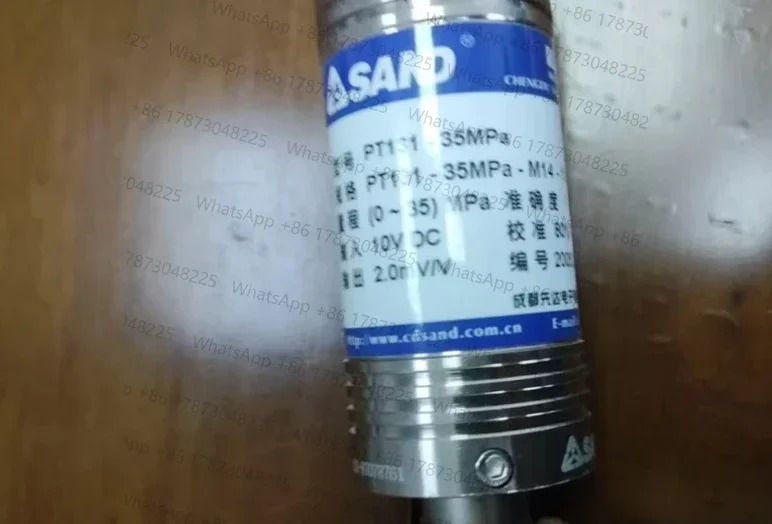 PT131-35MPa-M14x1.5-K + PS20L HENENG High Temperature Melt Pressure Temperature Sensor 2mV/V with Instrument