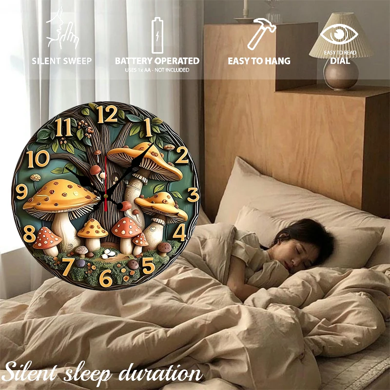 Niedliche runde, geräuschlose – Wall Clock Silent Bewertung und Preis