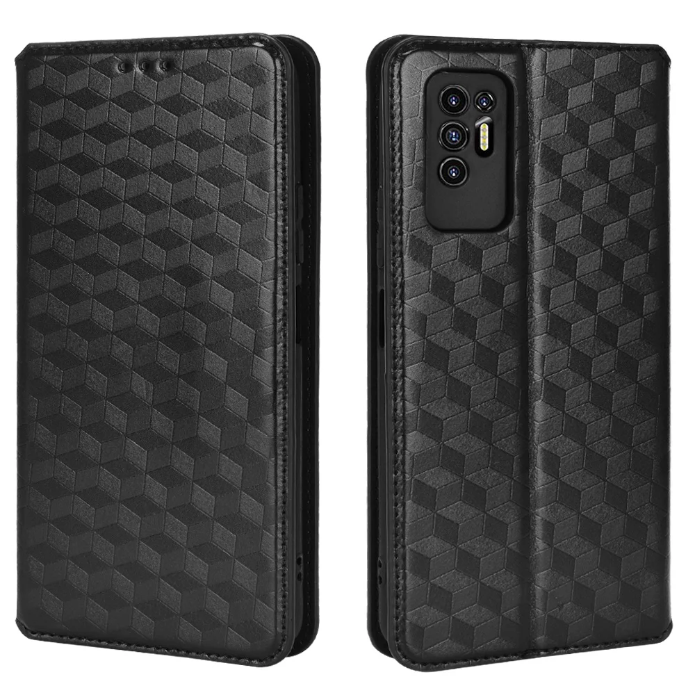 

Флип-кожаный чехол для Tecno Pova 2, 6,9 дюйма, магнитный чехол с трехмерным узором, защита от падения, слот для карт, чехол-кошелек для телефона