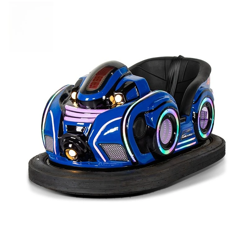 Adult parent-child double 360 degree rotating luminous electric network interface card Ding bumper car drift playground