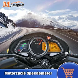 For Bajaj 200NS Motorcycle Speedometer N Gear Tachometer Digital Odometer Oil Level Gauge Voltage Oil Pressure Water Temp Meter