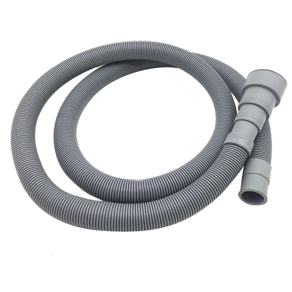 70/150/200cm Drain Pipe Washing Machine Dishwasher Drain Waste Hose Extension Pipe With Hose Clamps Set Wash Machine Accesories