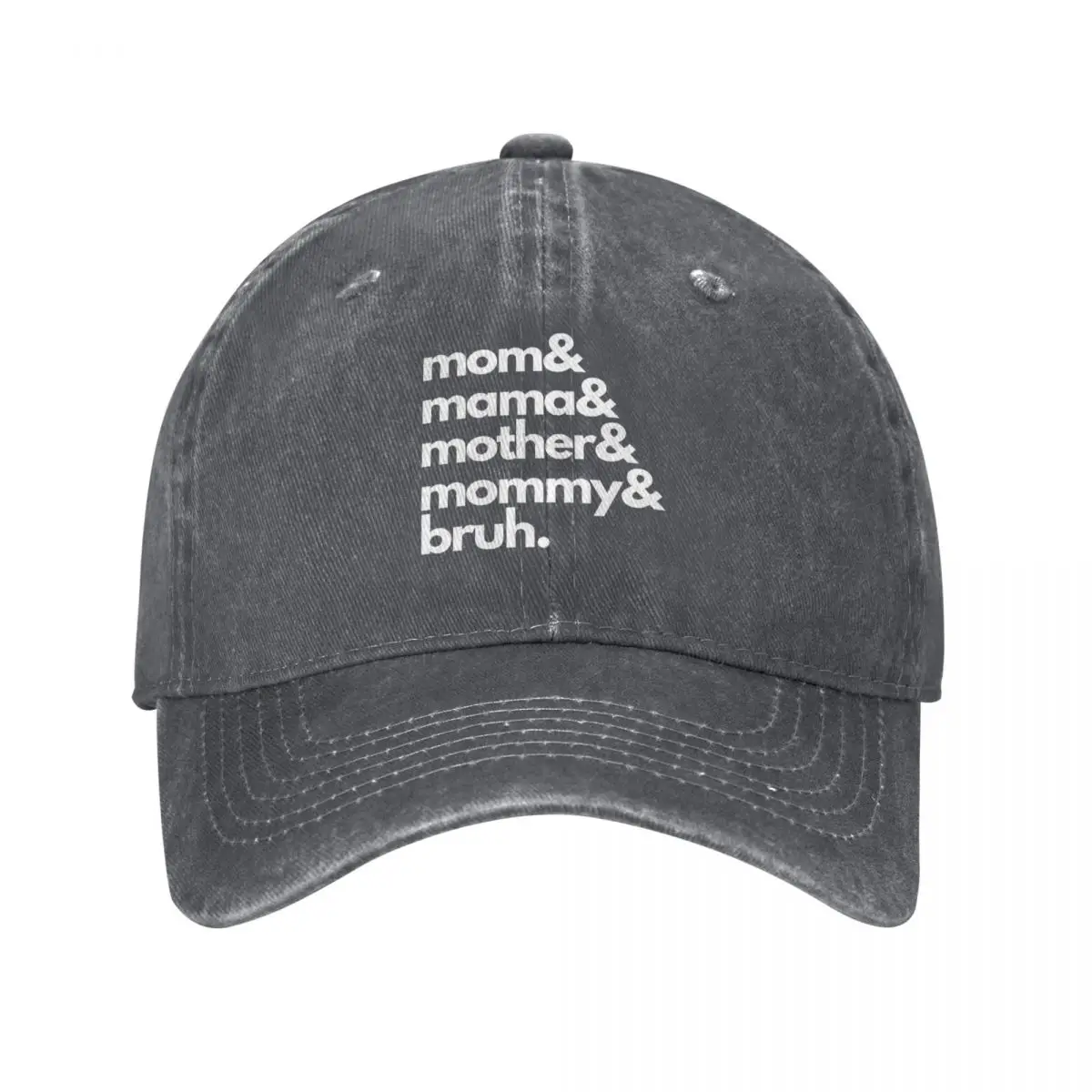 Mom Bruh Mother Gift Baseball Cap sun hat Mountaineering summer hat dad hat Boy Child Women's