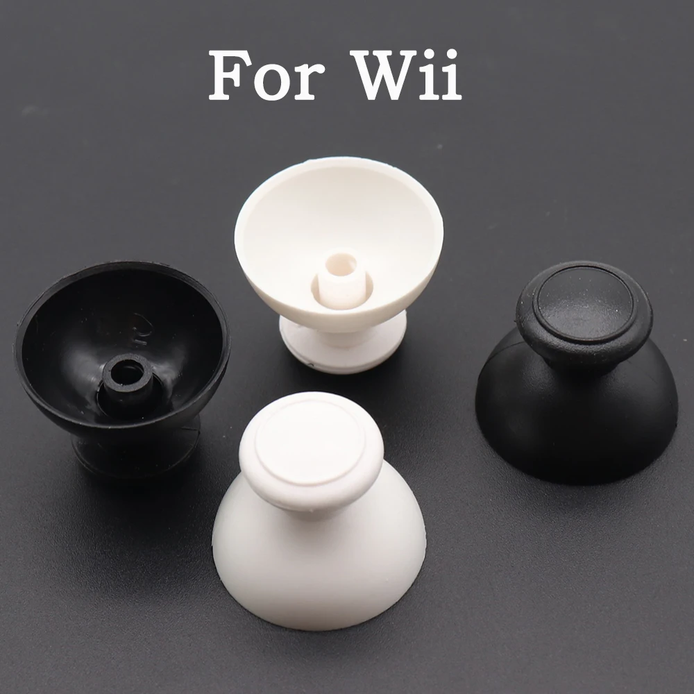 2PCS For Wii Game Pad Console For Wii Controller Nunchuck Analog Thumbstick Joystick Mushroom Cap Repair