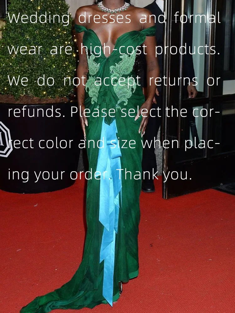 Elegante escote en V profundo verde sin mangas acanalado delgado vestidos de noche formales vestido de celebridad personalizado