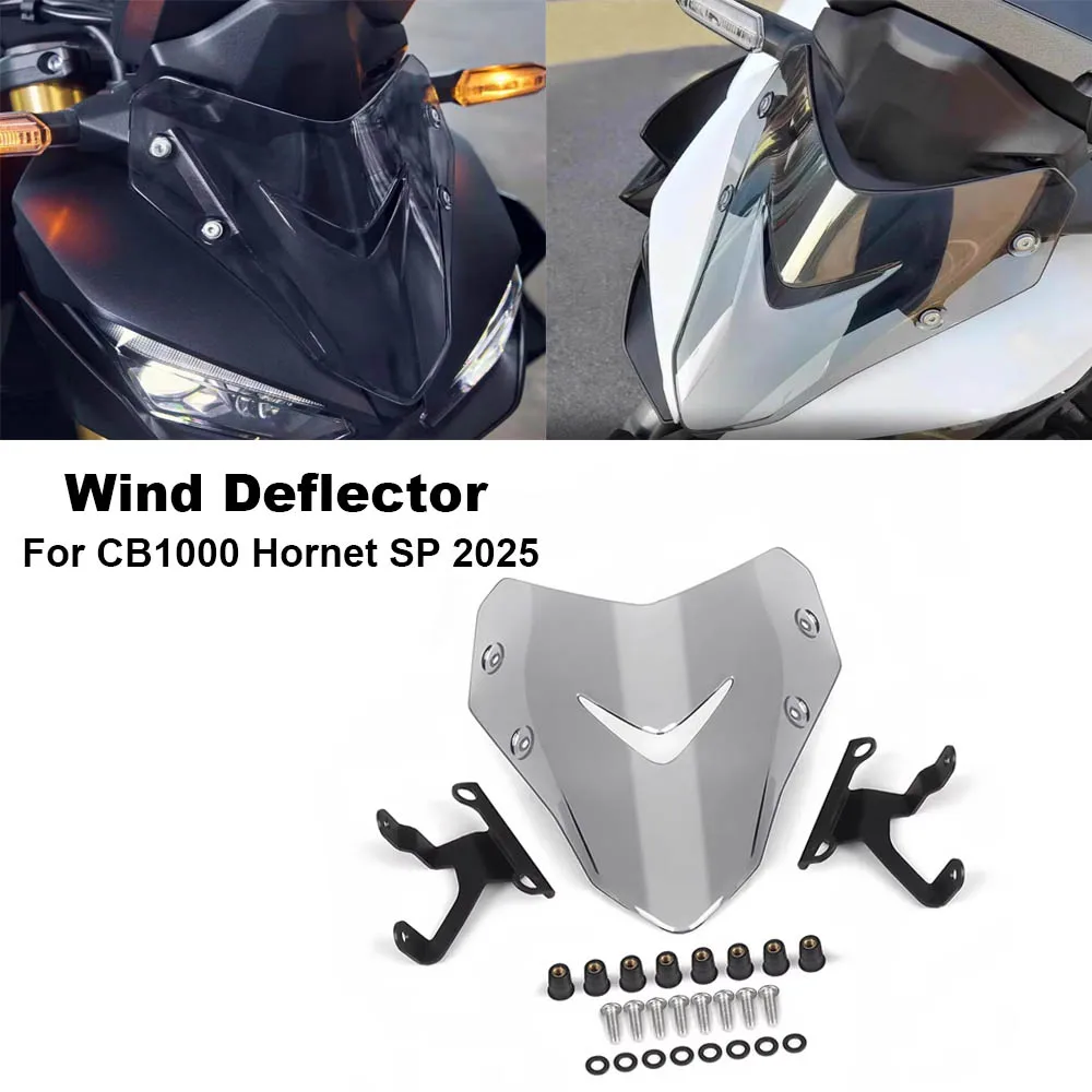 

Motorcycle Front Windshield Windscreen 3 Colors Choice Wind Fairing Deflectors Cover For Honda CB1000 CB 1000 Hornet SP 2025