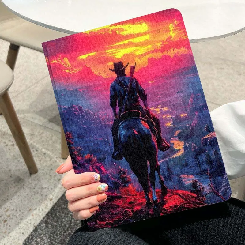 

Чехол для планшетов iPad Pro Mini Air 1 2 3 4 5 6 7 7-го 10-го поколения, 9.7, 10.2, 11, 10.9, 7.9, 13, 12.9, 10.5 дюймов, серия Horseback Riding