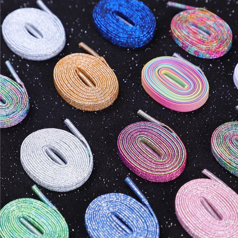 New Elastic Locking ShoeLace Metal Lock Shoe Laces Fashion Women No Tie Shoes Lace Kids Adult Unisex Sneakers Laces Strings image 5