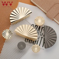 WV Gold Handles Kitchen Cabinet Storage Door Knobs Handle Furniture Kitchen Item Cupboard Closet Drawer Dressers Wardrobe Pulls