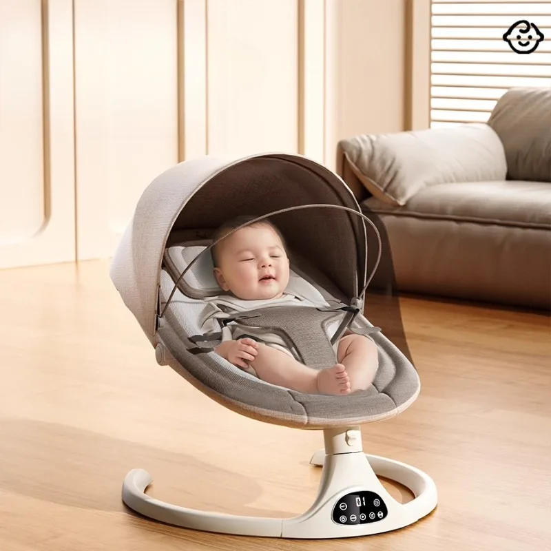 Baby Swings for Infants, Infant Baby Rocker with Bluetooth Music with 5 Speeds and Remote Control -Portable Baby Rocking Chairs