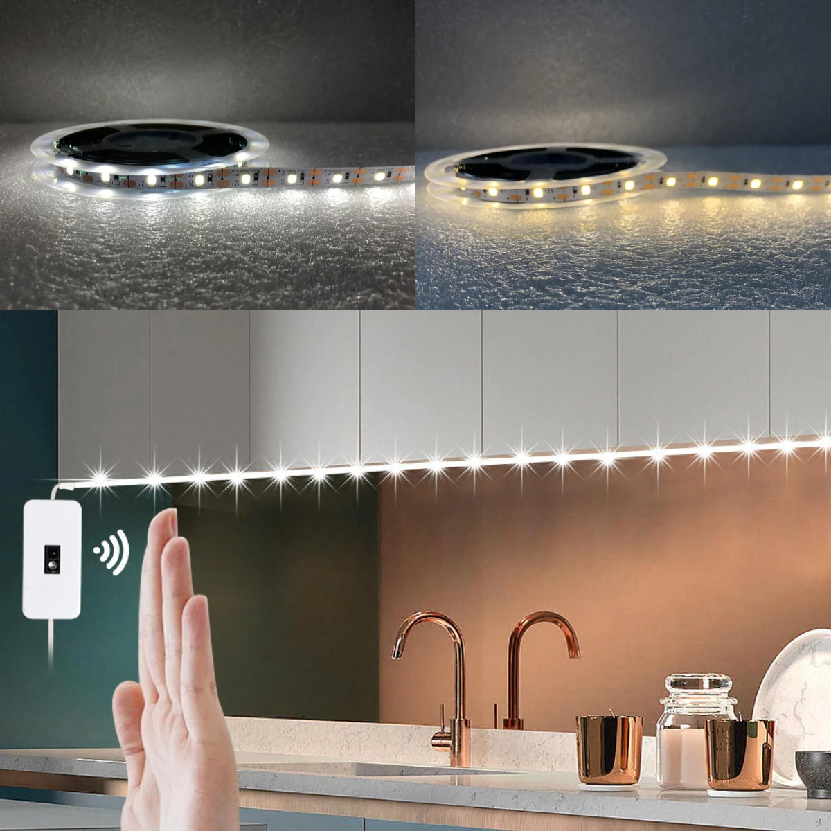 LED Strip Light Bathroom Bed TV Background Lighting Home Decoration Lamp