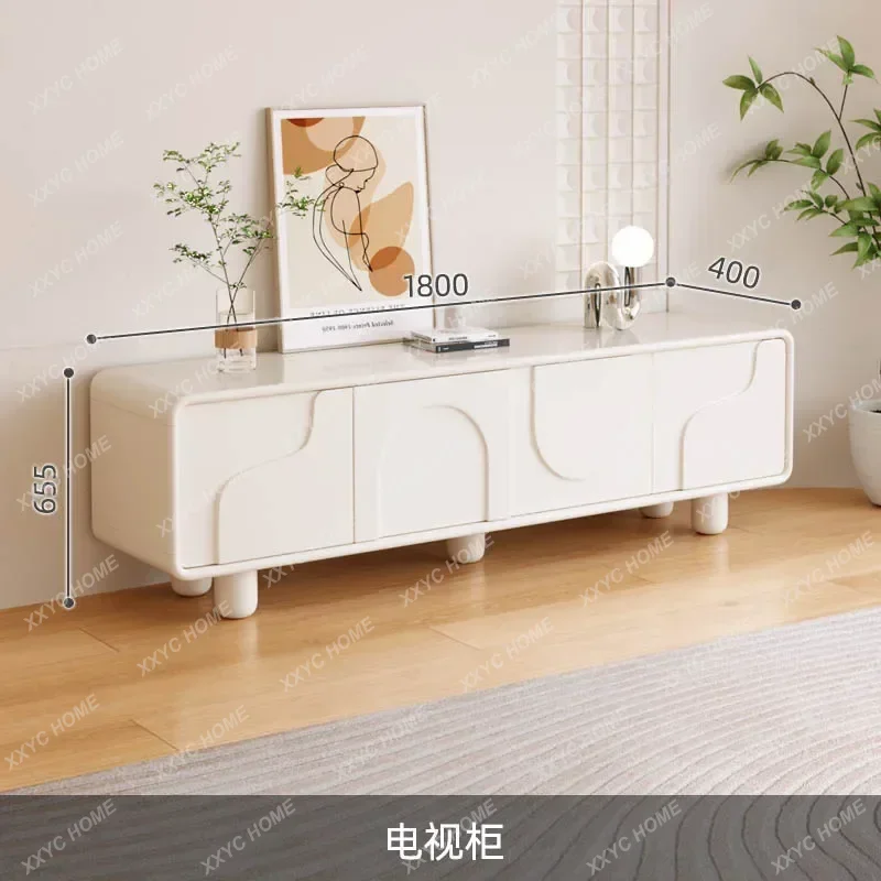 

cc182R1 Small Apartment Multi-Functional Coffee Table Lifting and Foldable Small Tea Table Living Room Home Cream Wind Mobile