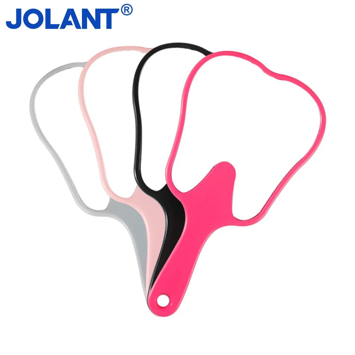 

1PC/Pack JOLANT Dental Mouth Mirror Tooth Shaped With Handle Dental Mouth Examination Makeup Mirror Dentistry Accessories Gift