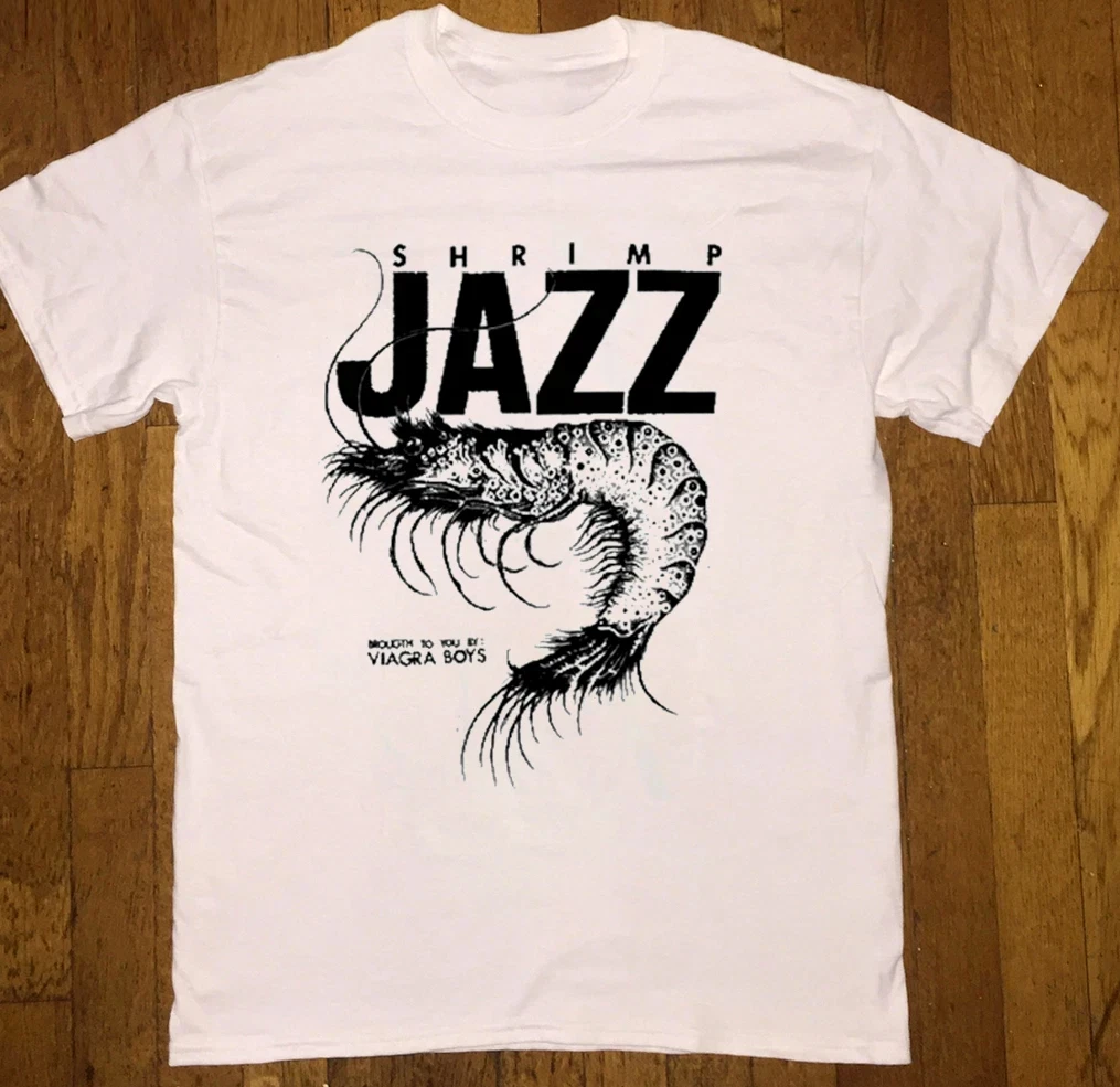 

Viagra Boys Sgap One Shrimp Jazz T Shirt Full Men T Shirt Harajuku
