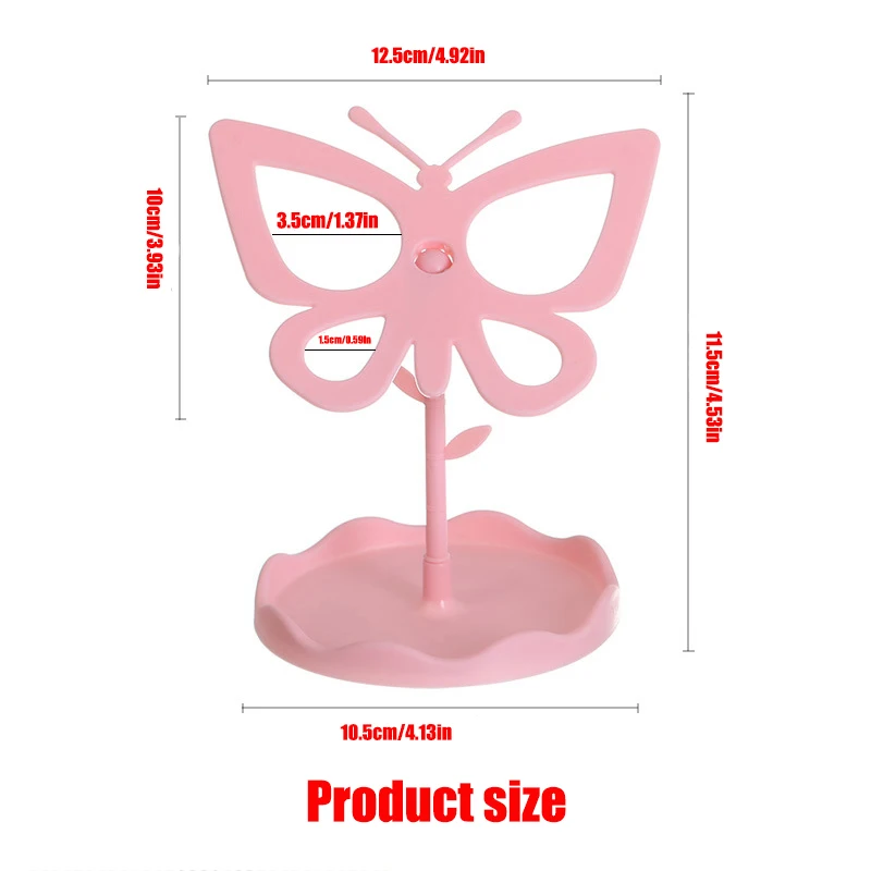 New Butterfly Hollow-Out Toothbrush Holder for Home Bathroom, Toothbrush and Toothpaste Storage Rack, Washstand Toothbrush Organizer, Desktop Storage Rack