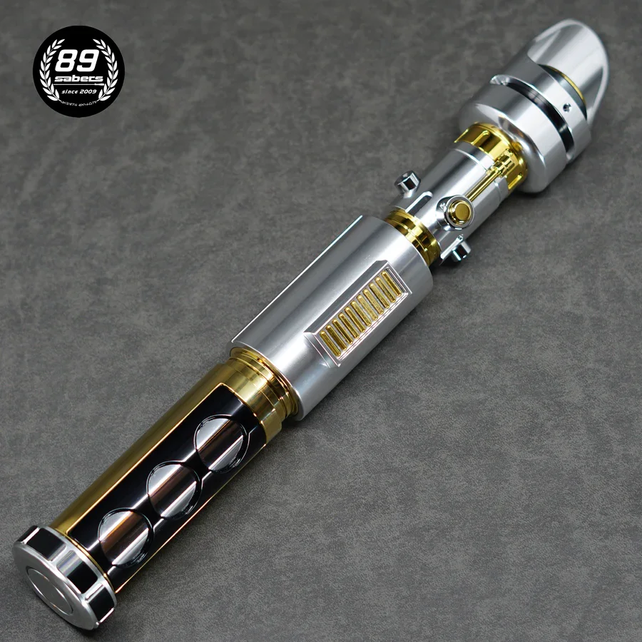 89Sabers Ven Zallow Crystal Chamber Neopixel proffie V3 Lightsaber Silver or Red Handle laser sword cosplay heavy dueling toys