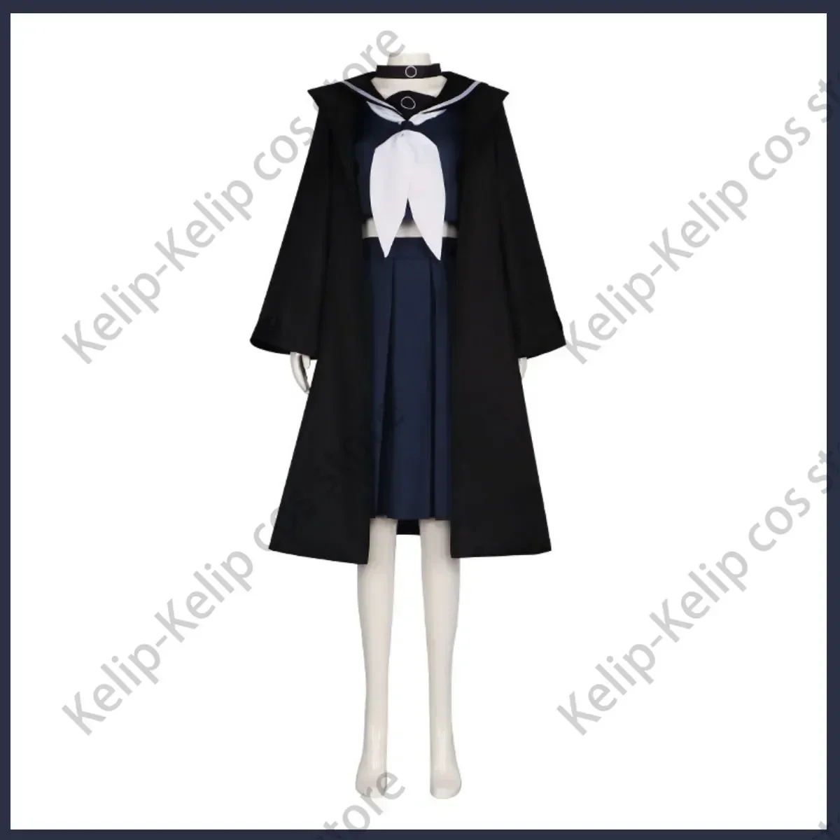 Game Blue Archive Plana A.R.O.N.A Cosplay Costume Wig Japanese JK School Uniform Long Coat Woman Lovely Kawaii Carnival Suit