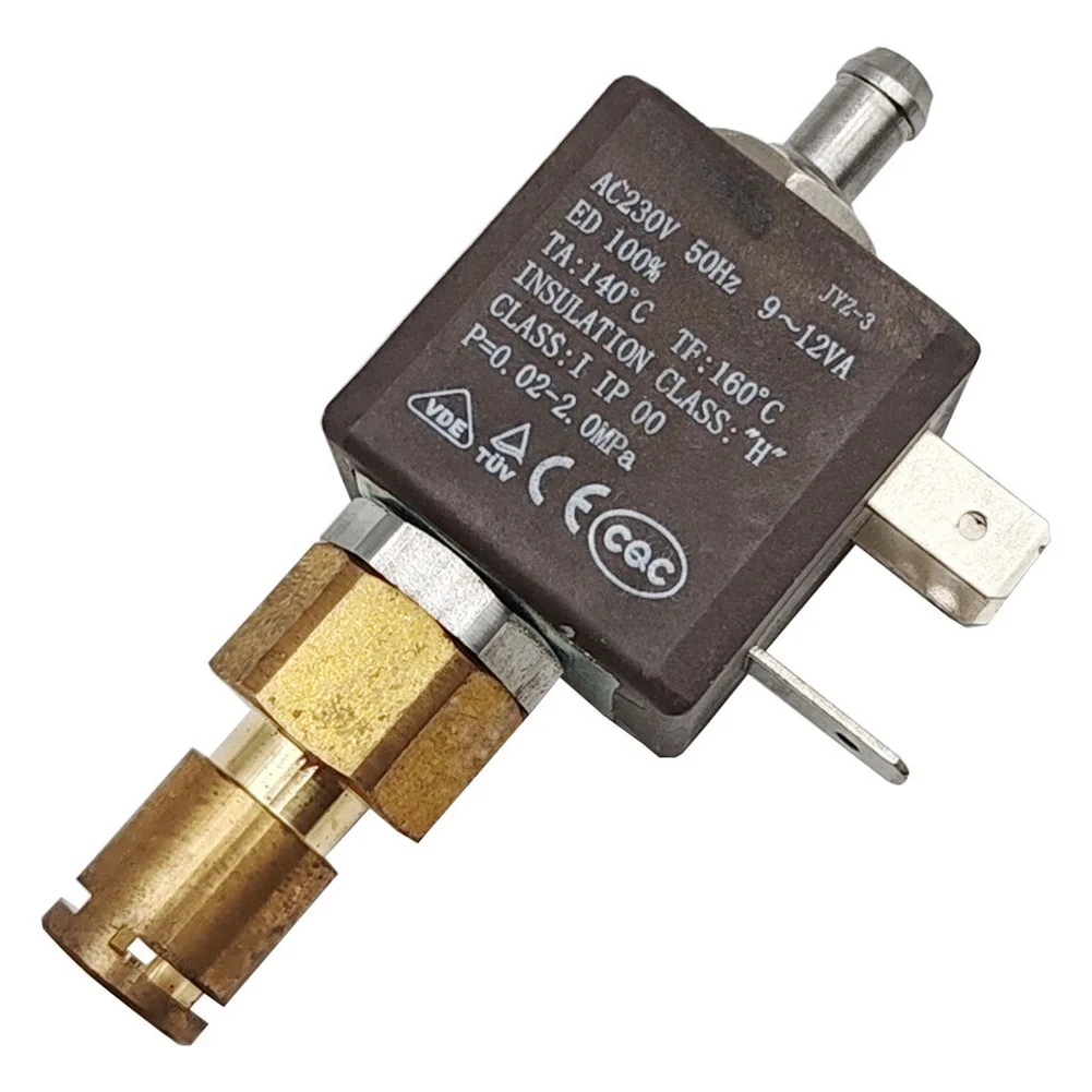 230V Solenoid Valve for Coffee Equipment 2.0MPa High Pressure 160C Thermal Resistance Copper Body Electromagnetic Control