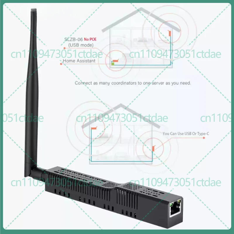 

Координатор-шлюз SMLIGHT SLZB-06 Zigbee 3.0 для Ethernet, USB и WiFi без PoE